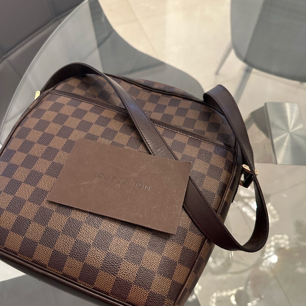 Louis Vuitton Bags | Louis Vuitton Ipanema PM Damier Shoulder Bag Brown Damier